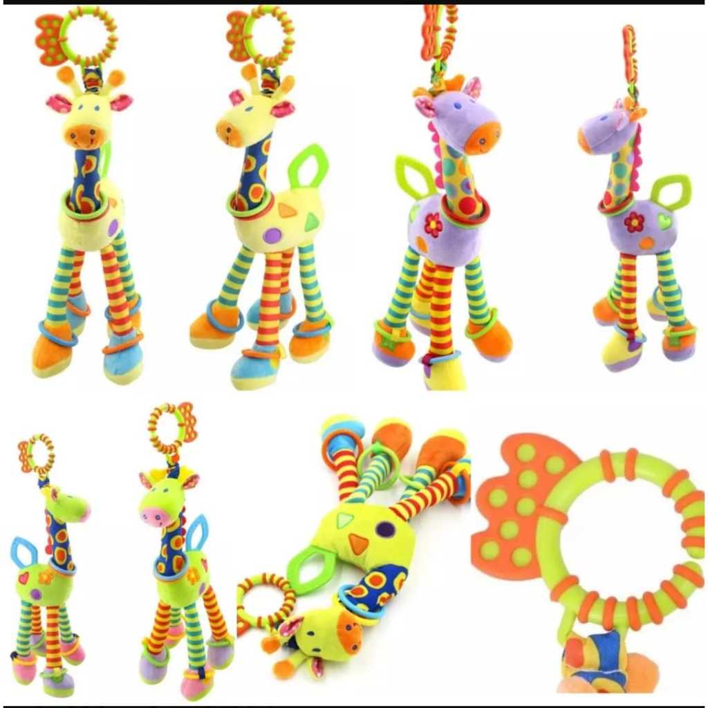 Girafa Chocalho Certificado Inmetro Original Mordedor Móbile