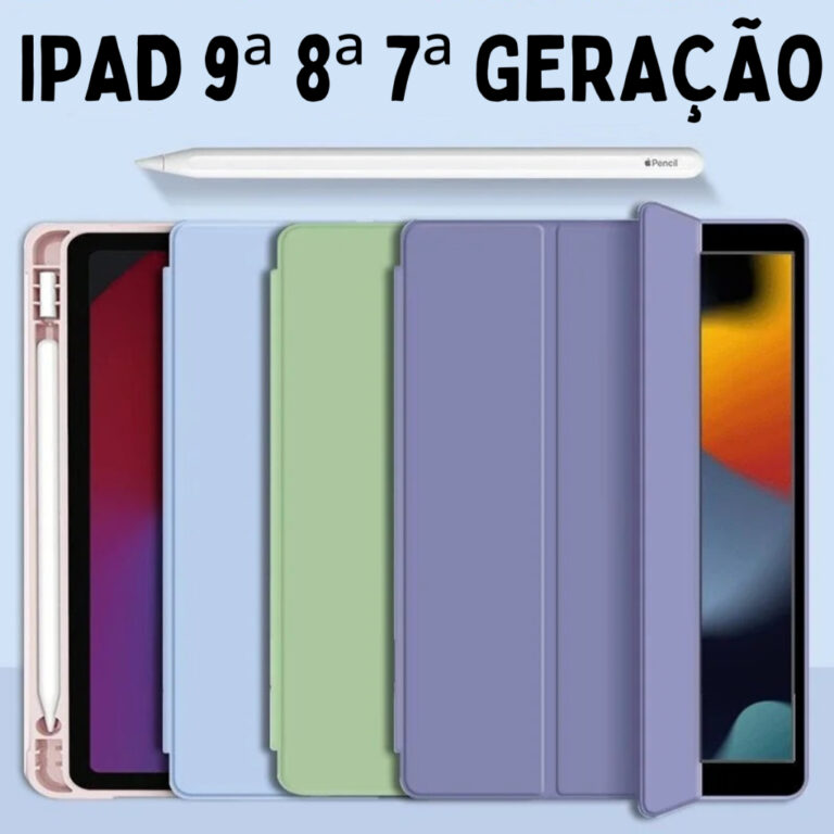 Capa Capinha Case para Apple Ipad 9. 8. 7. Geraç