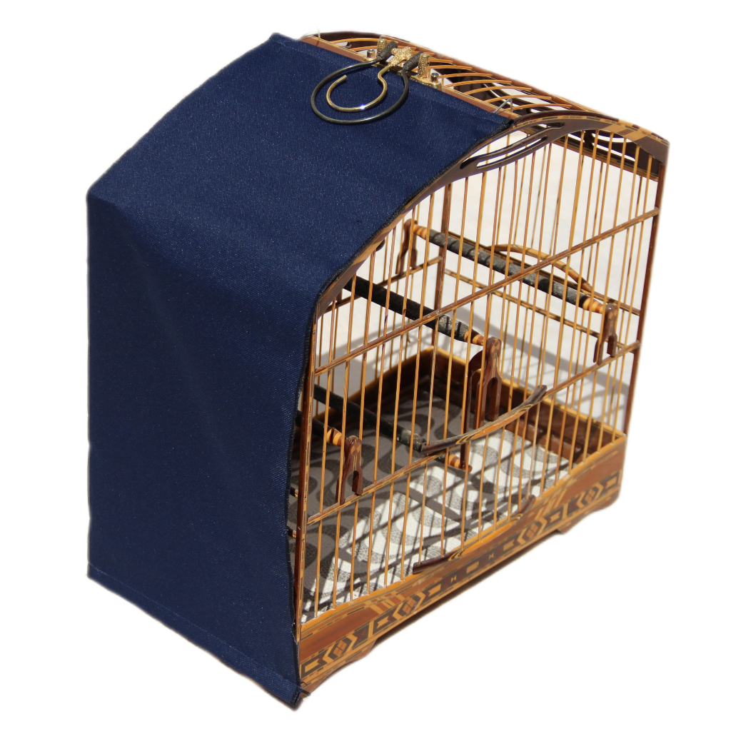 Capa Divisor Lateral Para Gaiola Malha Larga – P – GG – Nylon – Azul Marinho