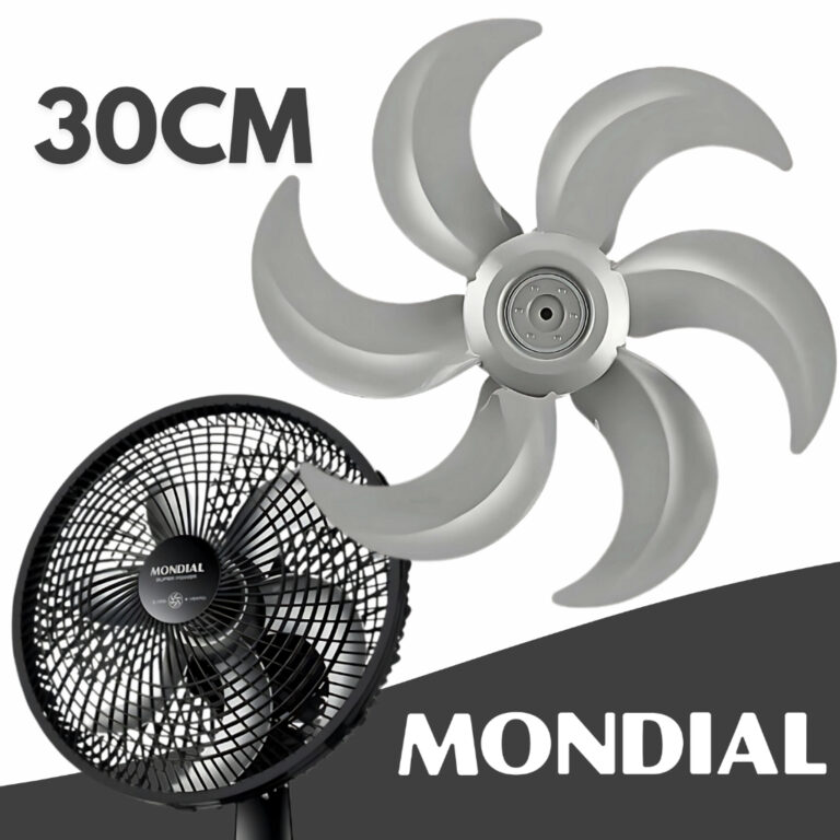 Hélice Ventilador Mondial 30cm 6 Pás Prata Origi