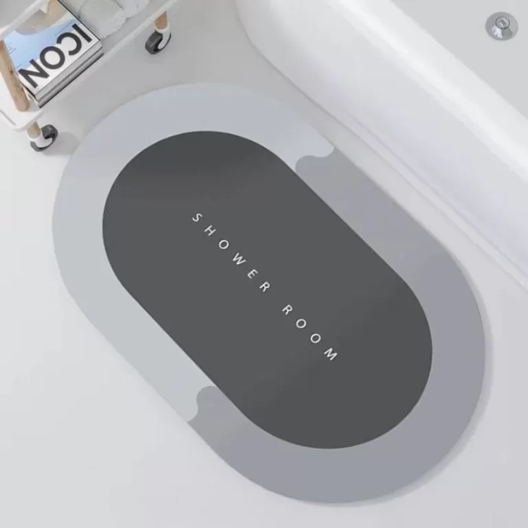 kit Tapete para Banheiro de Secagem Rápida e Supe