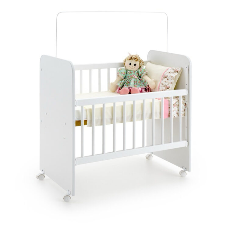 Mini Berço Grade Móvel Com Colchão e Regulagem 