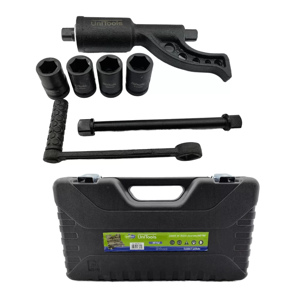 Chave Desforcimetro Multiplicador de Torque 1 387 NM / 3800 KGF Reforçado em Ferro Fundido