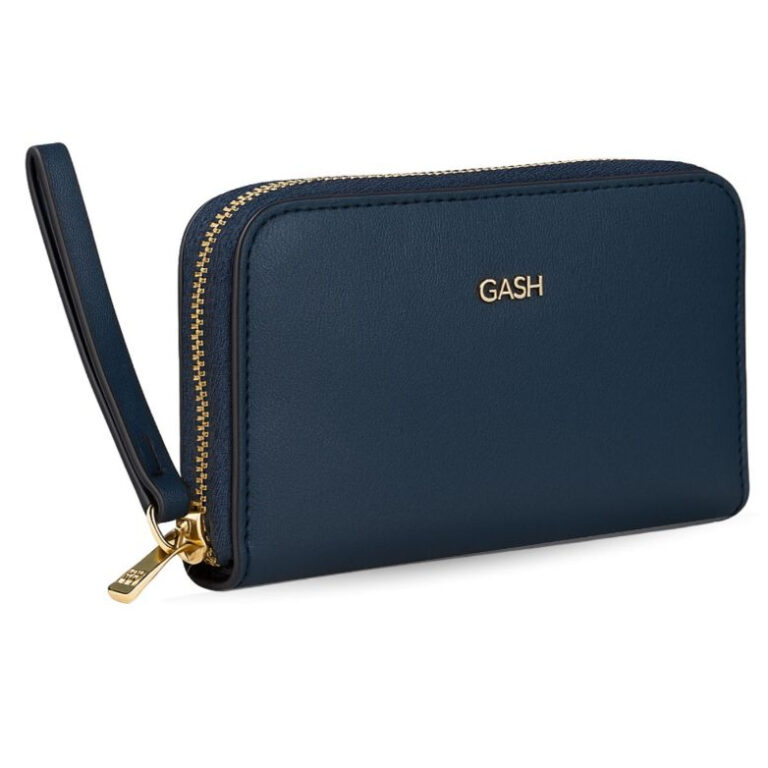 Carteira Feminina Gash Ziper Duplo CA27896 AZUL