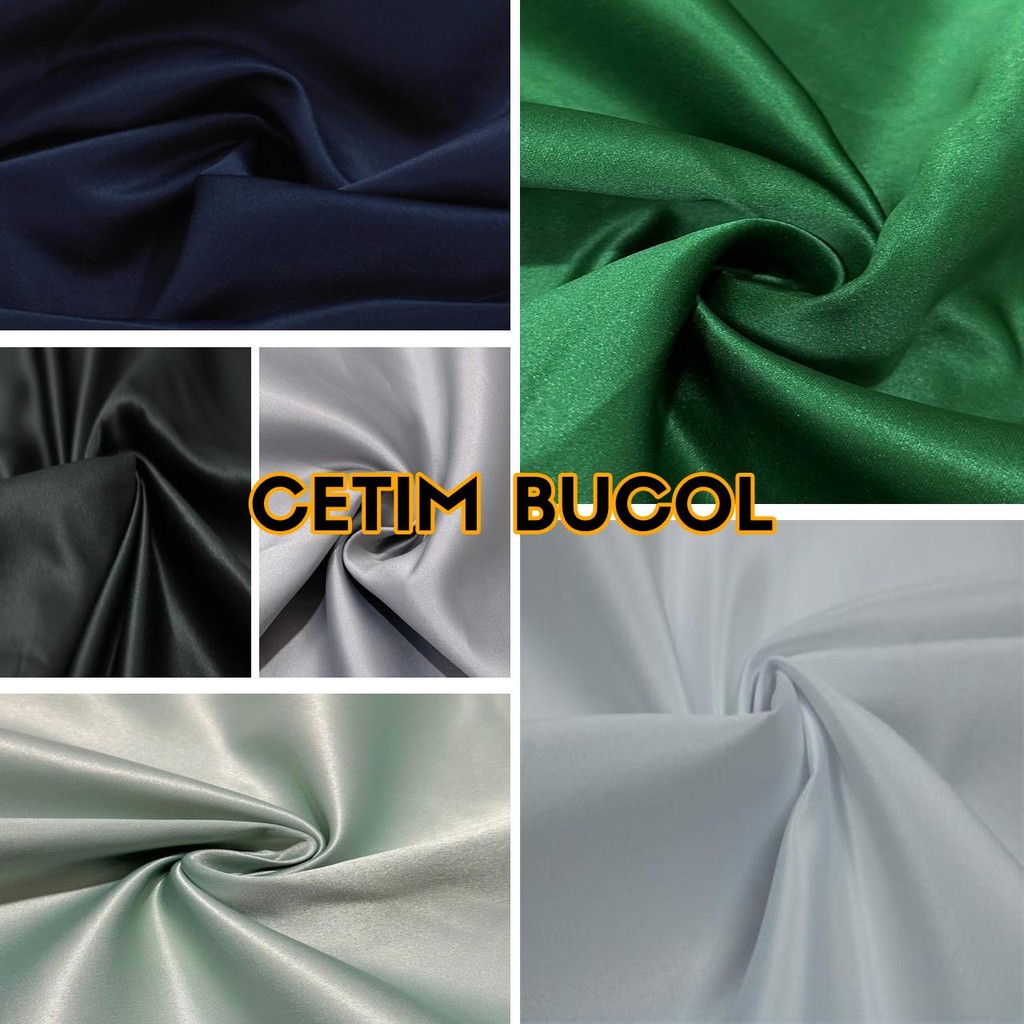 5 Metros Tecido Cetim Bucol Noivas | Cetim Estruturado Para Vestidos (5m x 1.47m)