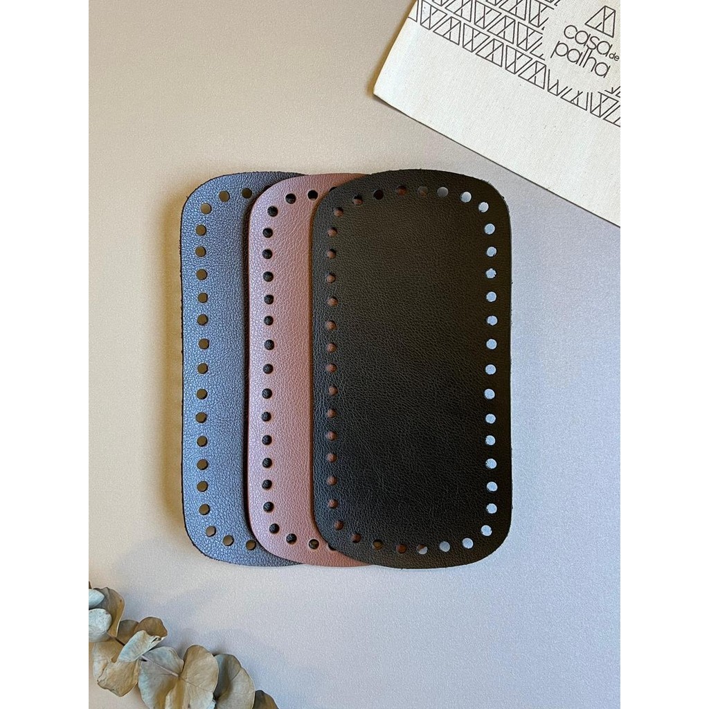 Fundo De Bolsa Base M Sintético Resistente Artesanato 11,5×22,5cm