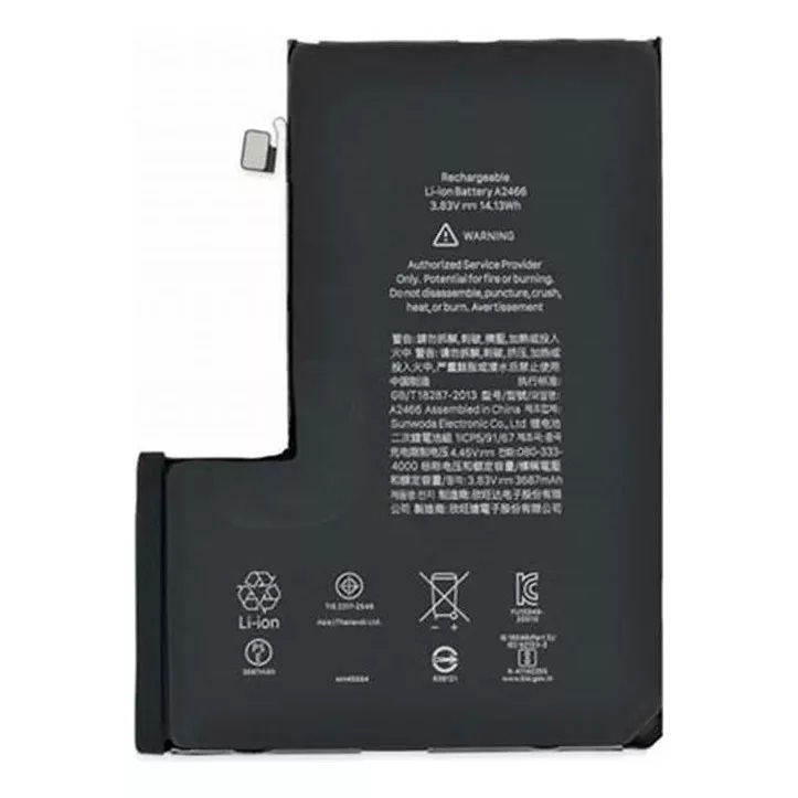 Bateria de Iphone 13 Pro Max Premium Saude 100% Or