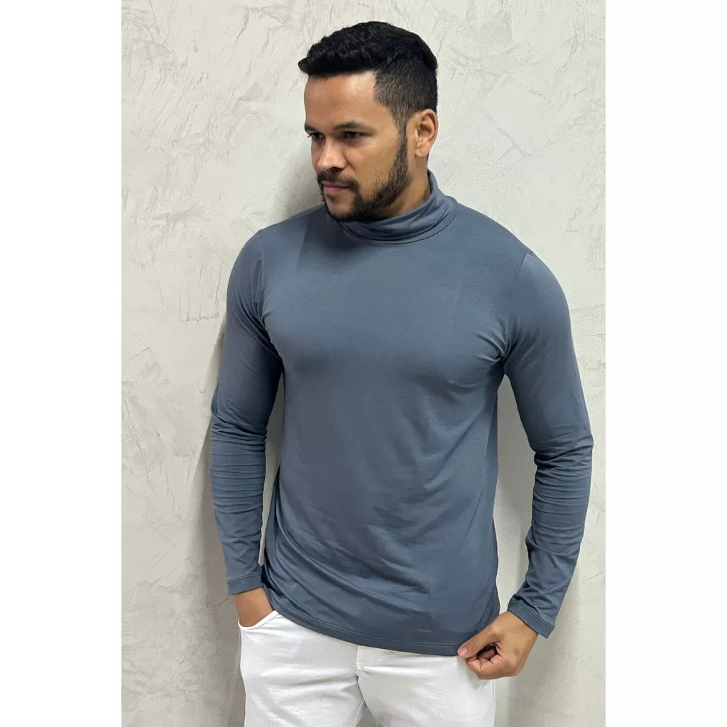 Blusa Masculina Cacharrel Viscolycra Azul