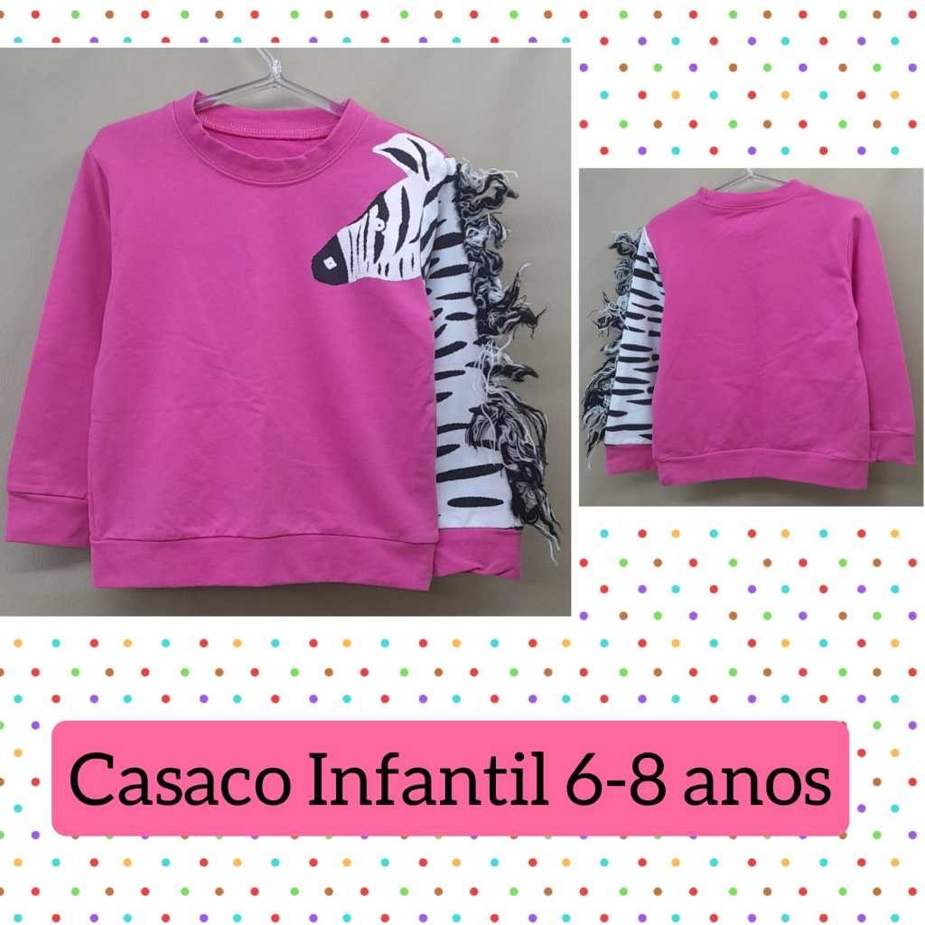 Casaco Girafa Infantil 6-8 Anos Recicle Mamãe e bebe Brechó Infantil