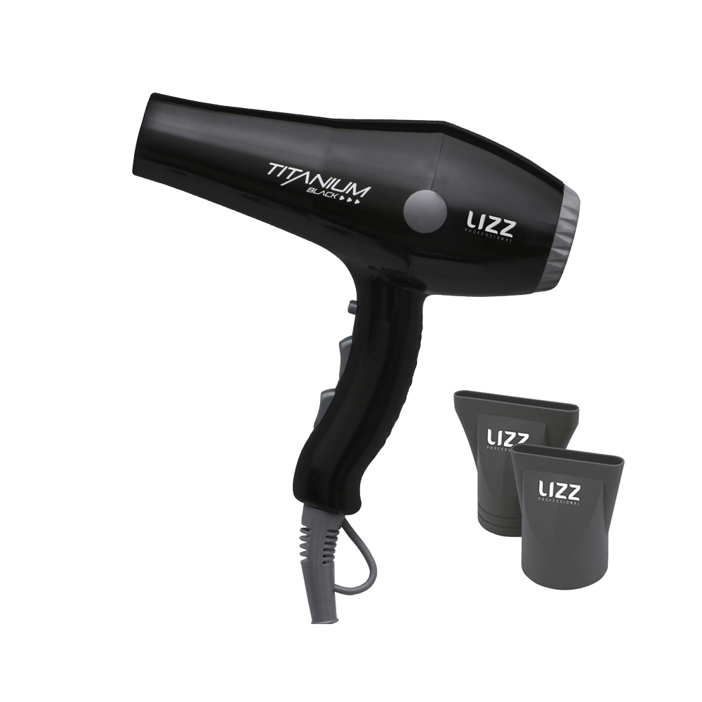 Secador Profissional Titanium Black (2150W / 2400W)  Lizz Pro