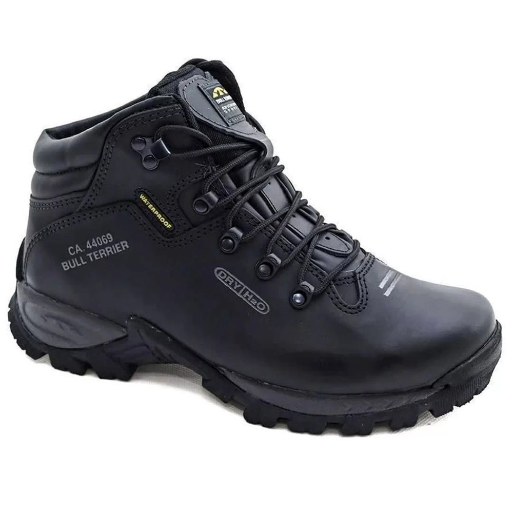 Bota Impermeável Bull Terrier Terragrip Masculina – Preto