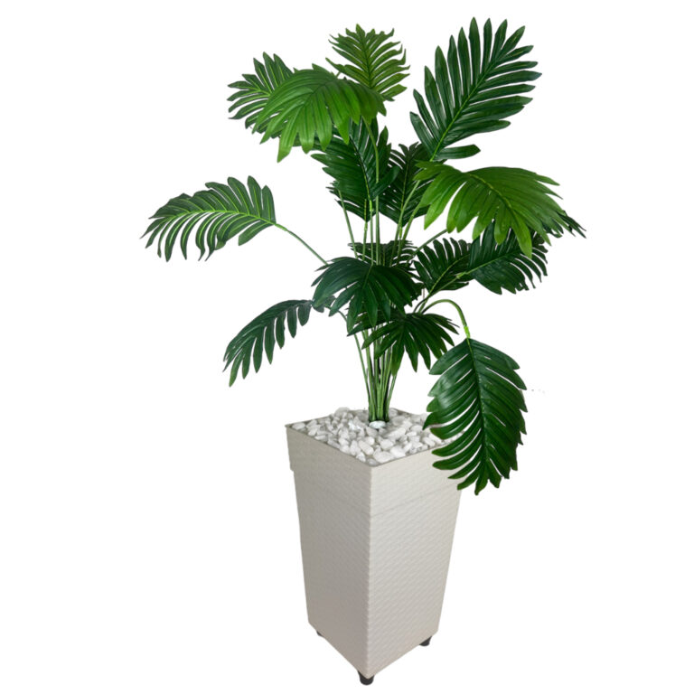 Planta Artificial Palmeira Arranjo + Vaso Grande R