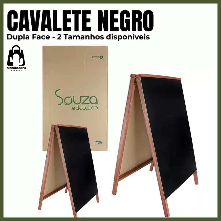 Cavalete Quadro Negro Propaganda Restaurante Menu 