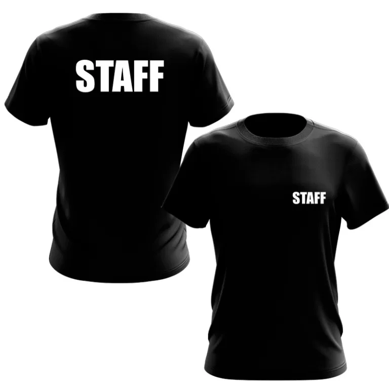 Camiseta Staff Segurança Posso ajudar Uniforme Pr