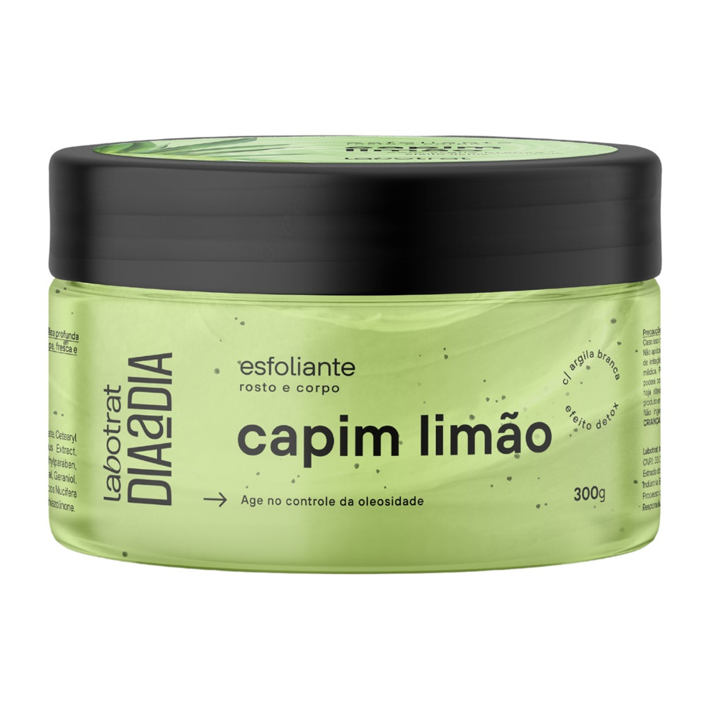 Esfoliante Creme Capim Limão Facial Corporal Labotrat 300g