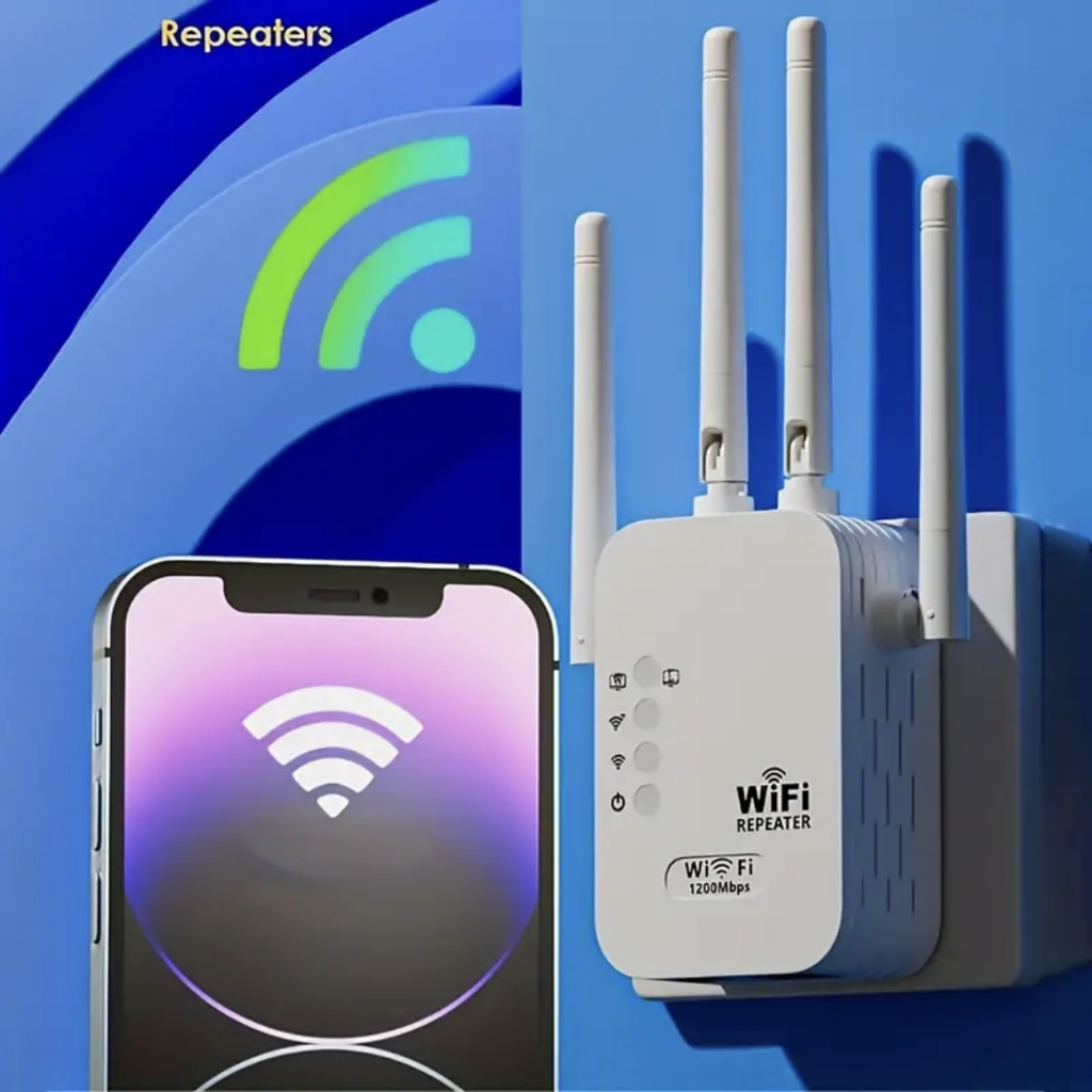 Amplificador de sinal Wi-Fi repetidor e roteador sem fio rede sem fio através da parede Dupla pressã
