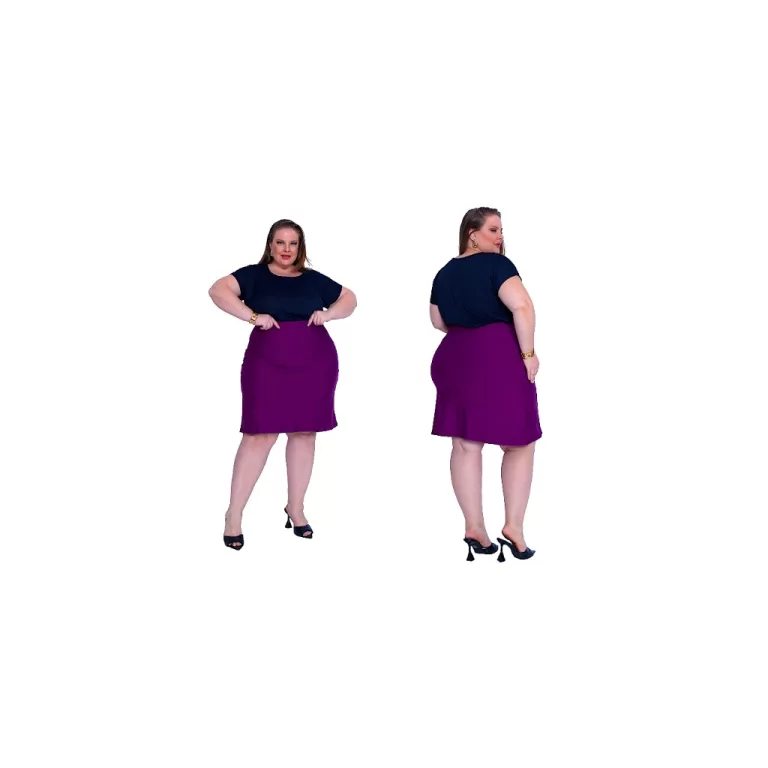 Saia Short Fitness Moda Evangêlica Plus Size Acad
