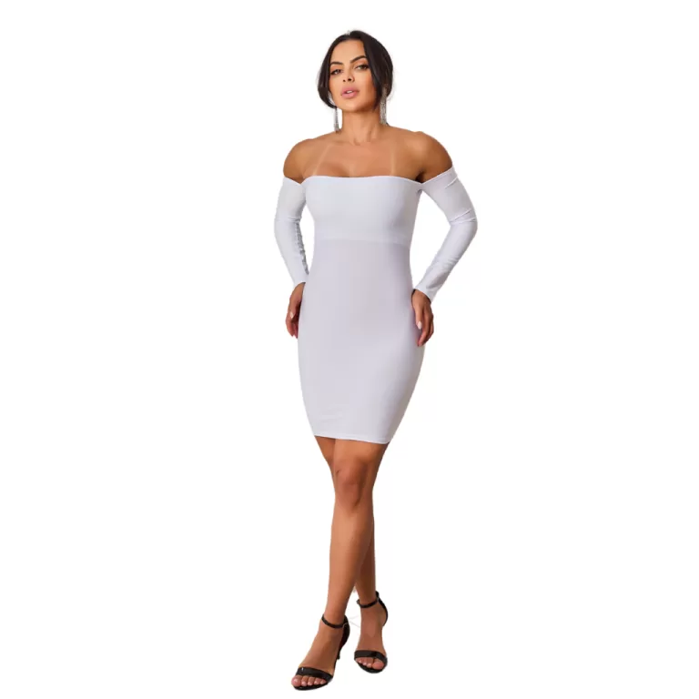 Vestido Feminino Tubinho Festa Moda Fashion Manga 