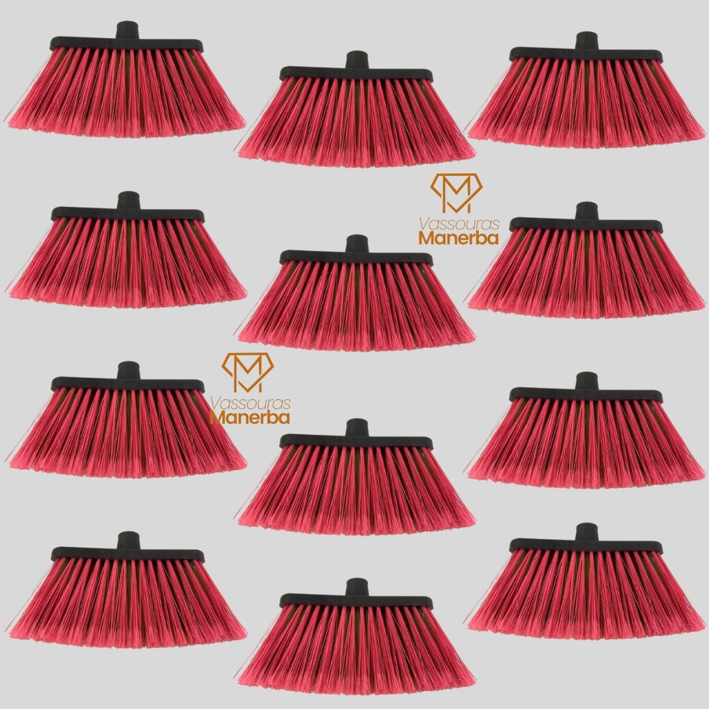 CAIXA COM 12 VASSOURAS SIENA TOP (SEM CABO)