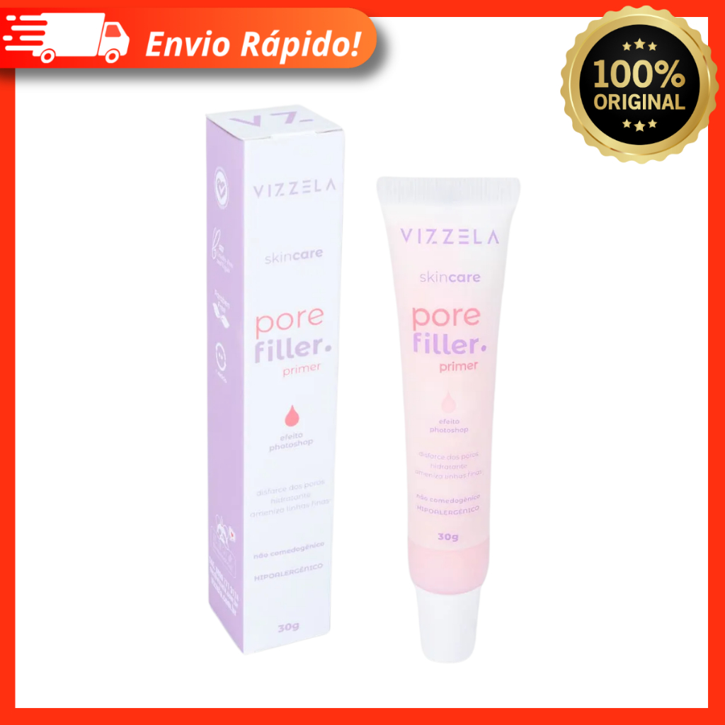 Primer Facial Pore Filler – Vizzela Efeito Photoshop Hidratante 30g