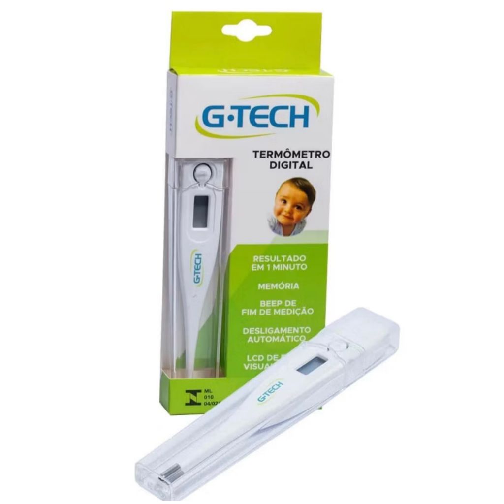 Termômetro Digital G-TECH Termômetro Clinico Adulto E Infantil