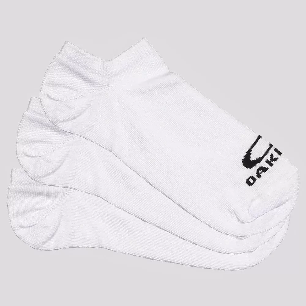 Meia Oakley Essential No Show Kit 3 Pares – Branco