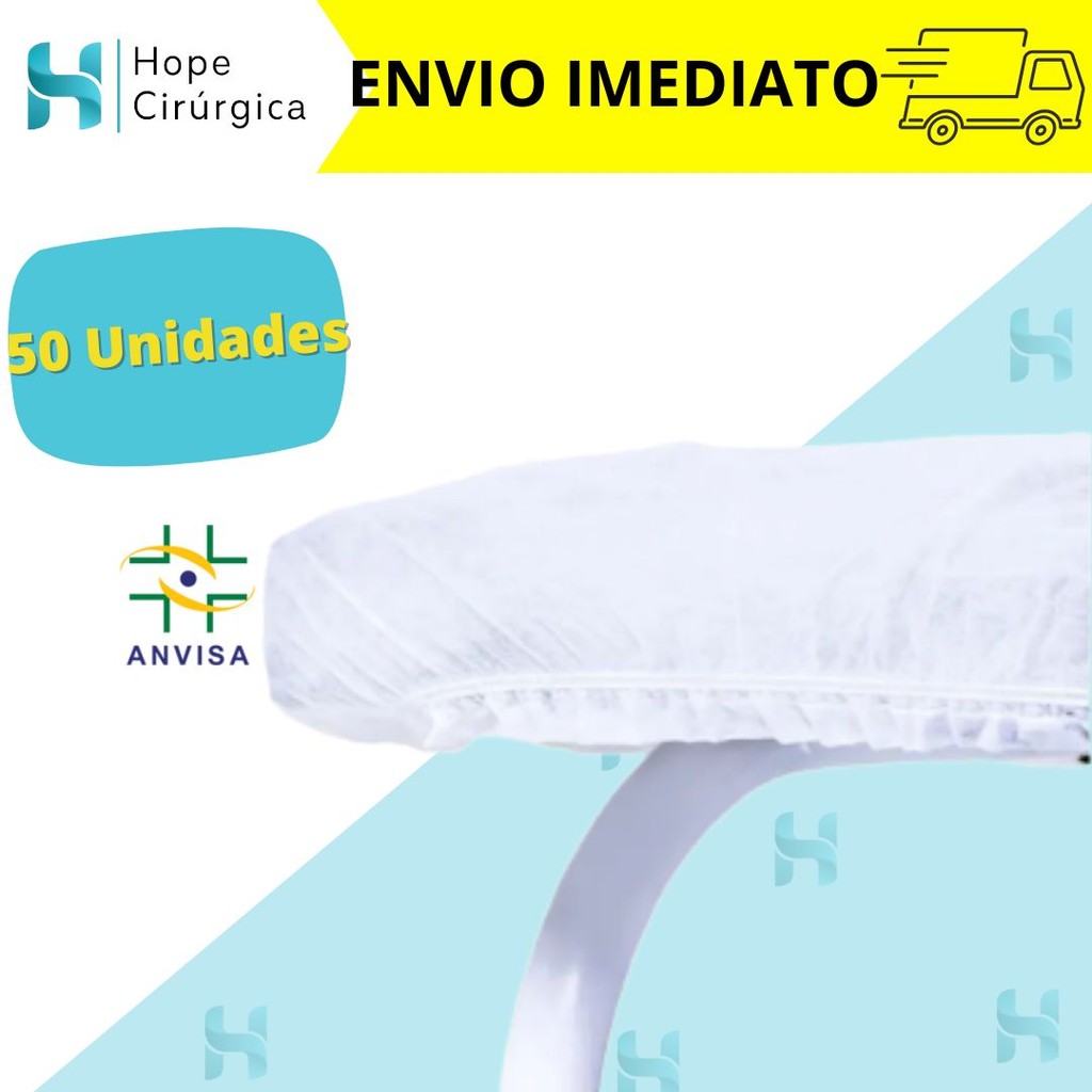KIT Lençóis Descartável TNT Branco Maca 2,00×0,90 C/ Elástico PREMIUM