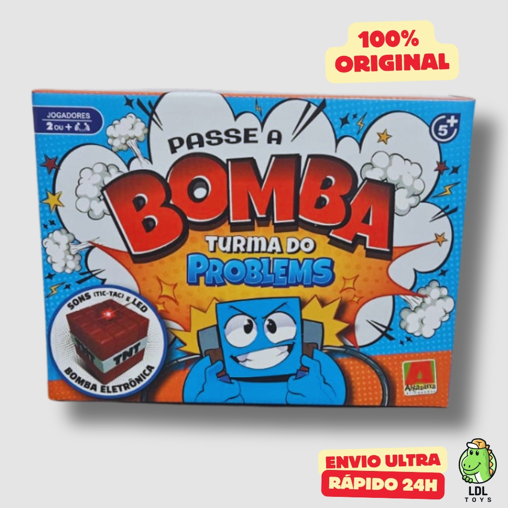 Jogo Passa a Bomba Turma do Problems Gamer Influenciador Youtuber – Algazarra