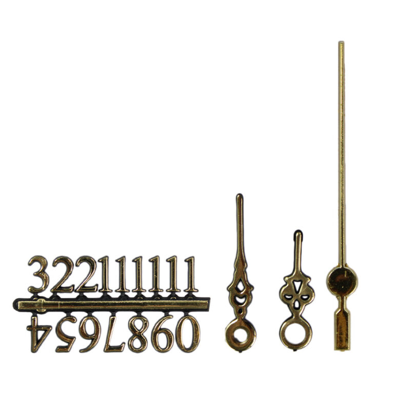 Conjunto De Ponteiros E Números Cor Dourada Taman