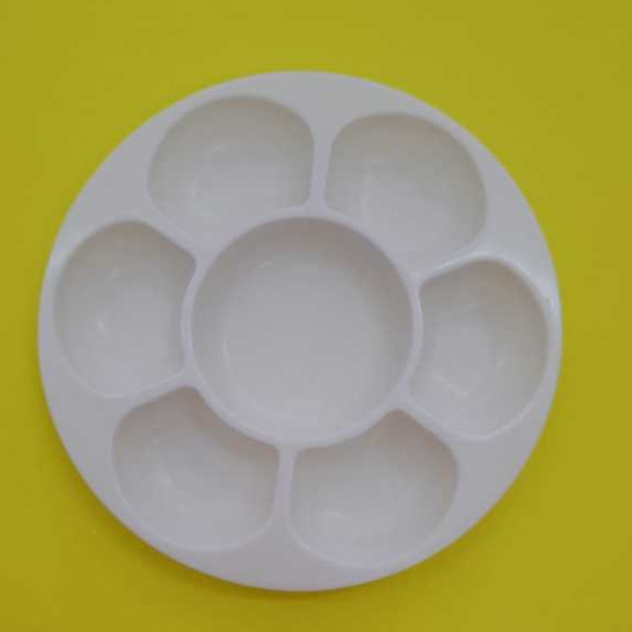 Paleta Godê Bandeja Plástico Flor Keramik 07 Cav
