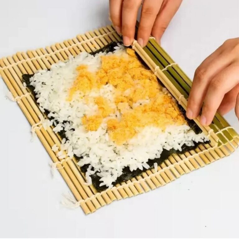 Esteira de Bambu Para Sushi Sudare Oriental 24x24H