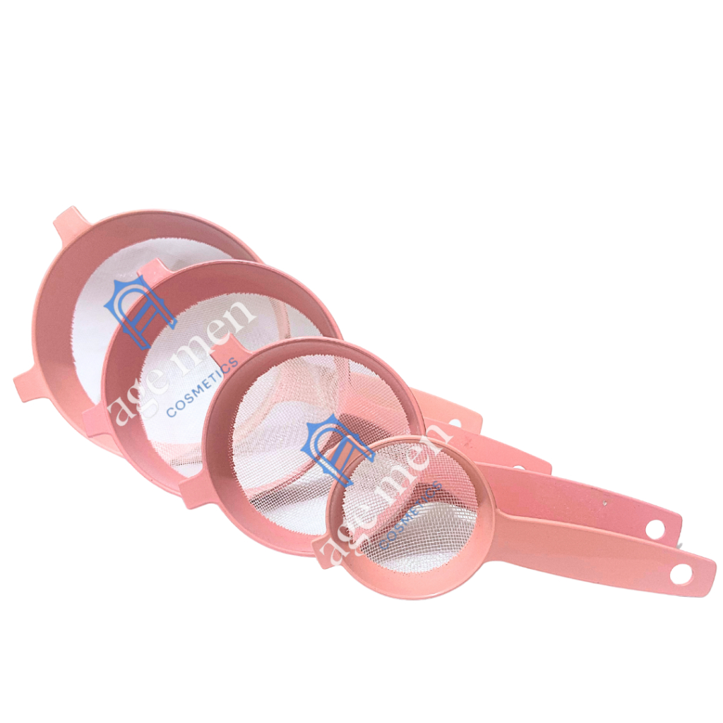 Kit 4 Peneira 7, 11, 15 e 18 cm Ideal Cozinha Coador Plástico Prática