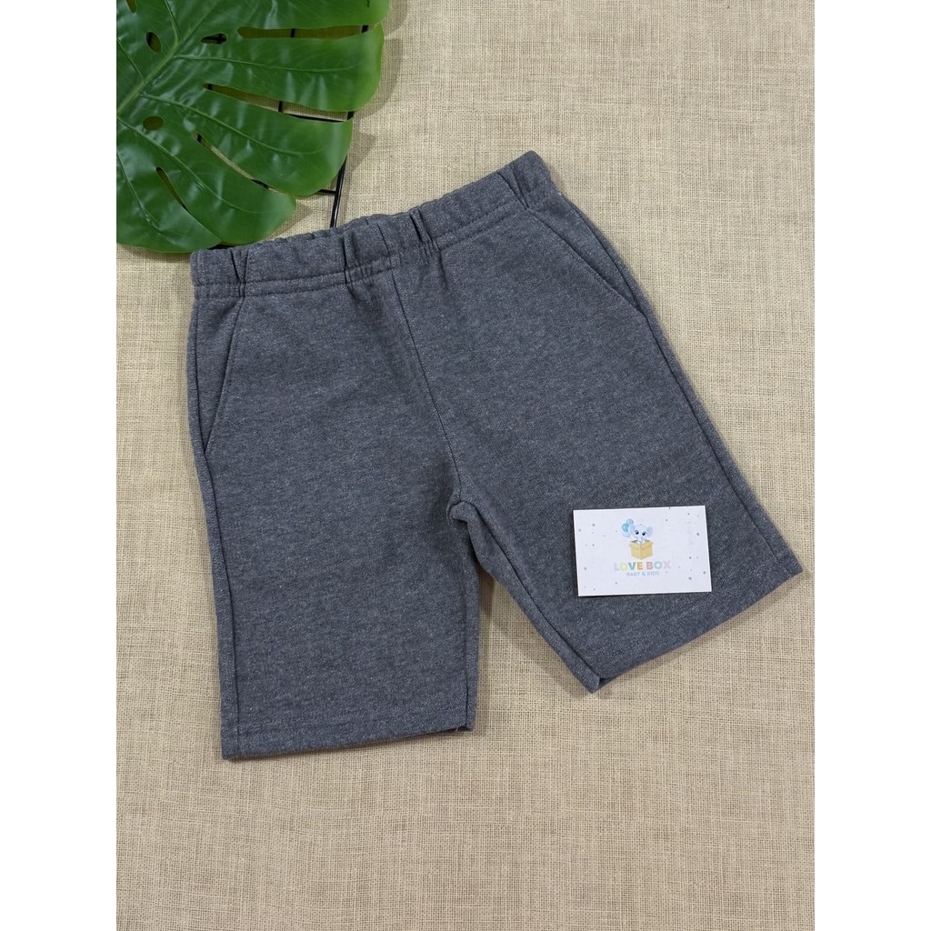 Bermuda Infantil Brandili Menino Moletinho Cinza