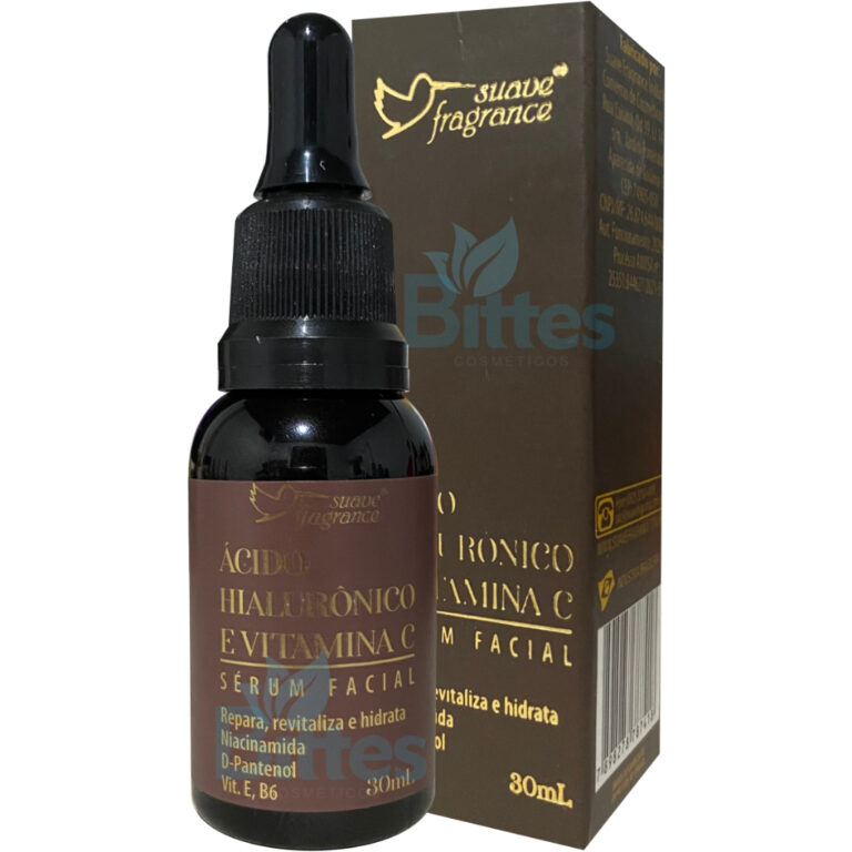 SÉRUM FACIAL ÁCIDO HIALURÔNICO E VITAMINA C SUA