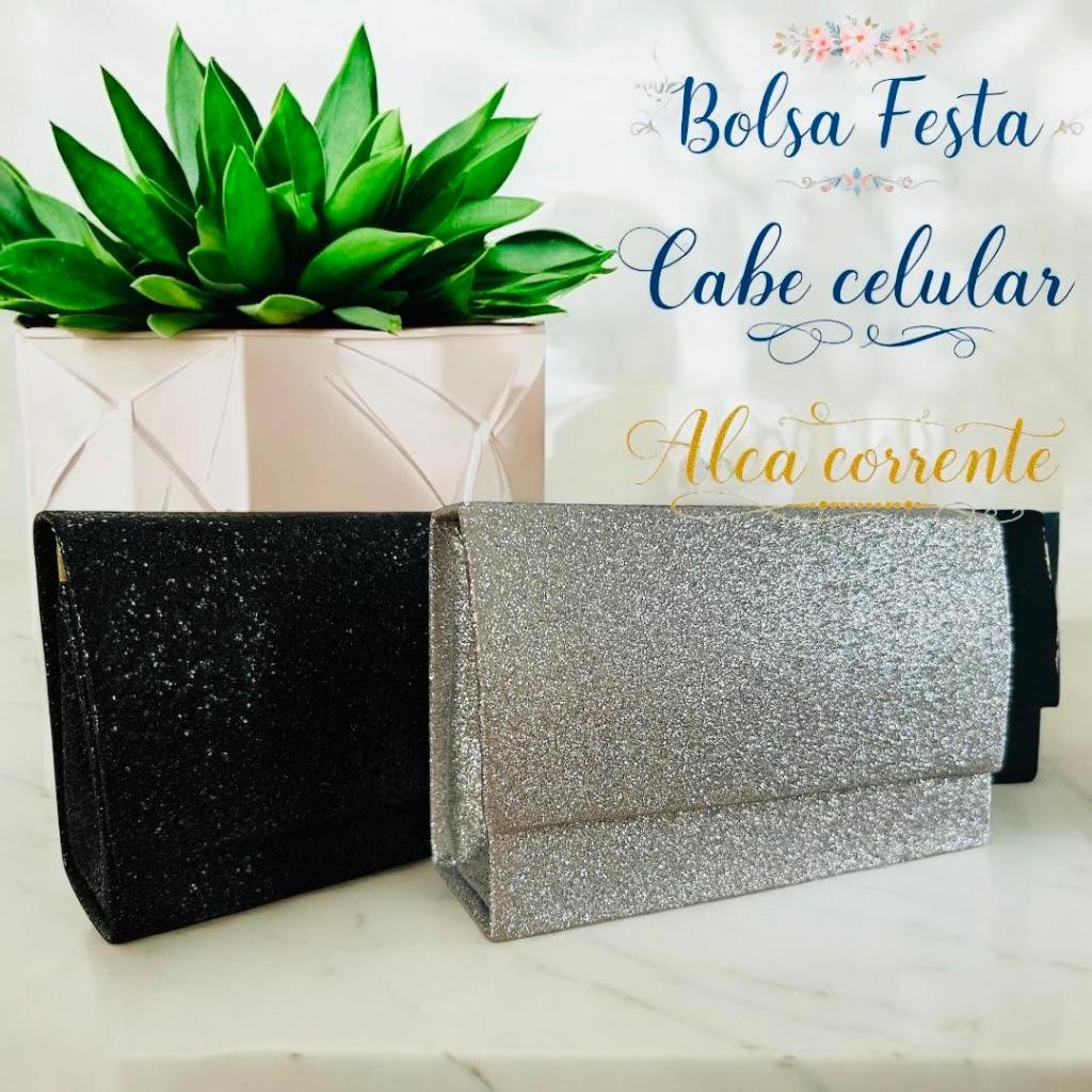 Bolsa clutch festa Casamento bolsa com brilho de festa Carteira Feminina Com Glitter