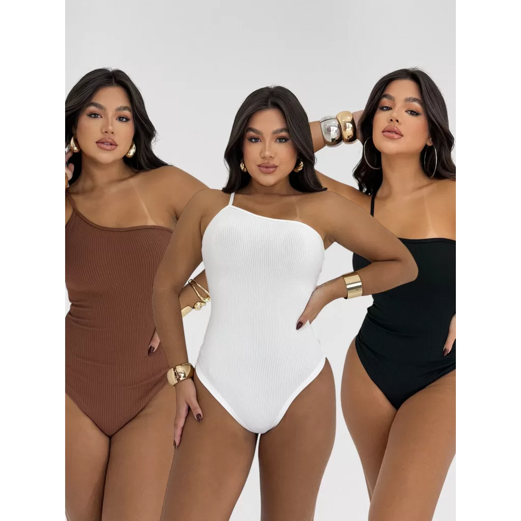 Body Feminino Regata Alcinha Liso Casual basico dia a dia Mula Manca