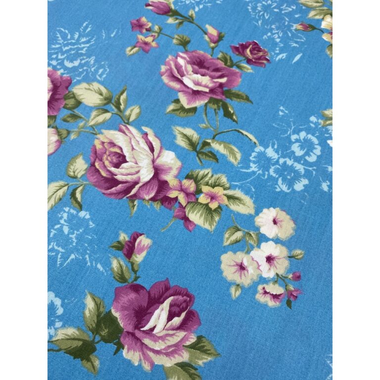 Tecido Tricoline Estampado 100% Algodão – F