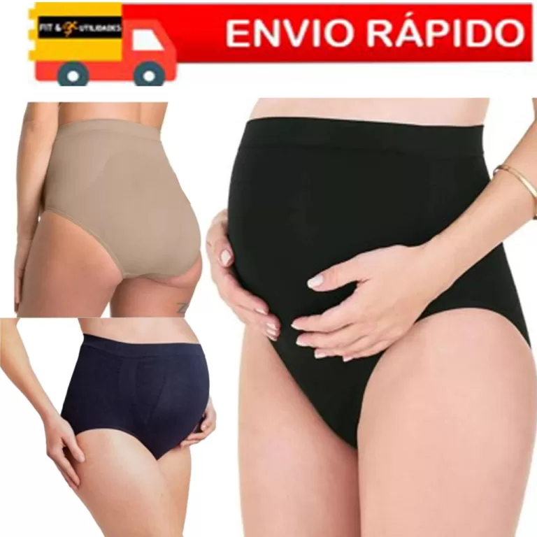 Calcinha Gestante Maternidade Pós Parto Cós Alto