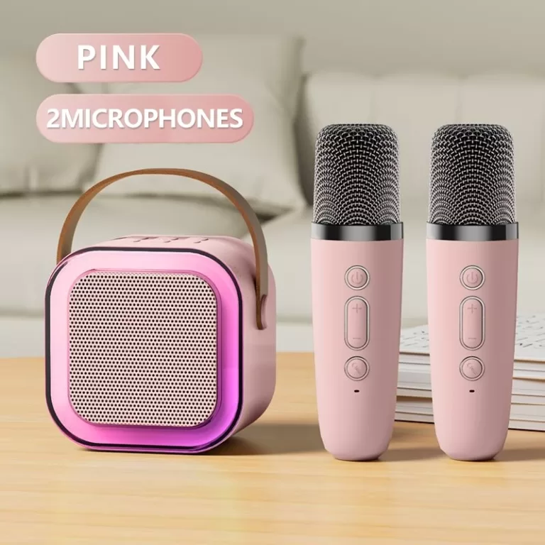 Caixa De Som C/ Microfones Alto-falante Bluetooth 