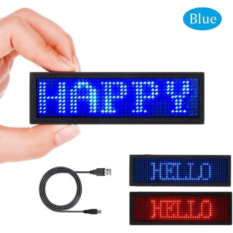 Mini Letreiro Via Bluetooth Led Digital