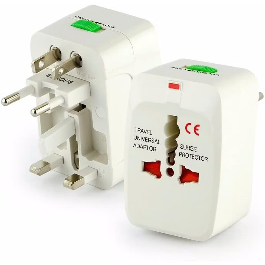 Adaptador de Tomada UNIVERSAL Para Viagem Adaptador International All-in-one Adaptador Tomada