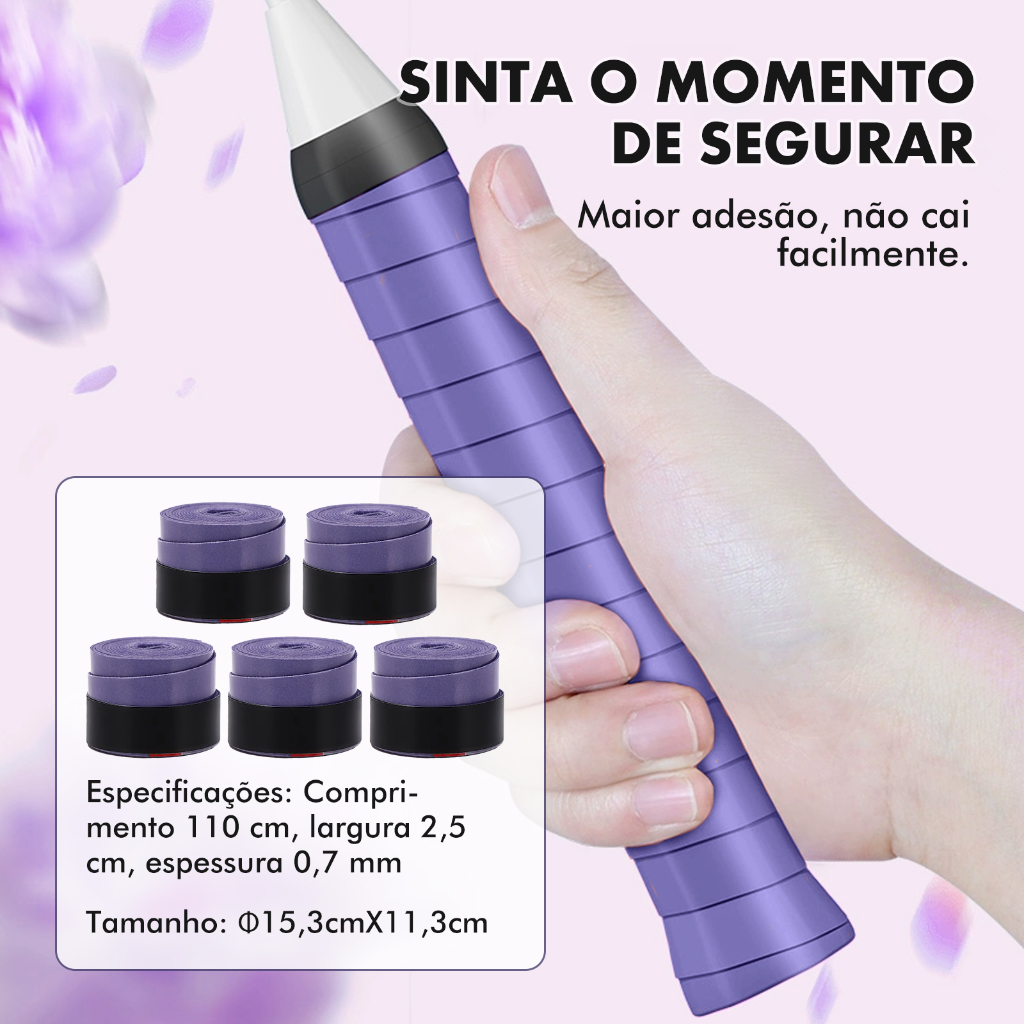 5 unid Zeblaze Overgrip raquete – Overgrip PEGAJOSO – Grip para raquete Fita para raquete de Tennis