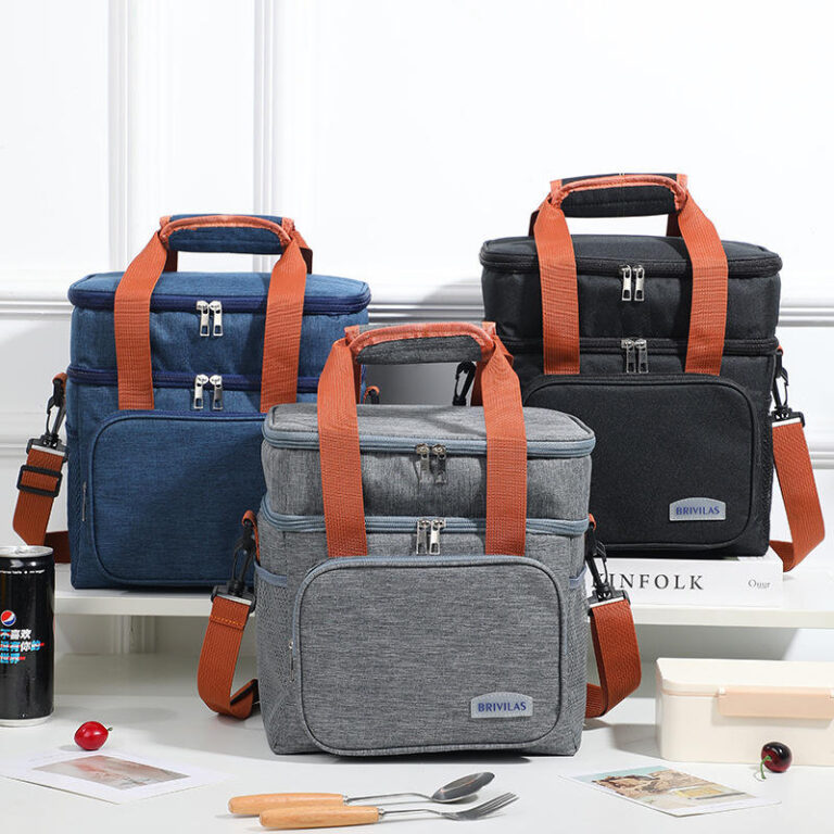 Bolsa Termica Expansível De Grande Capacidade Par