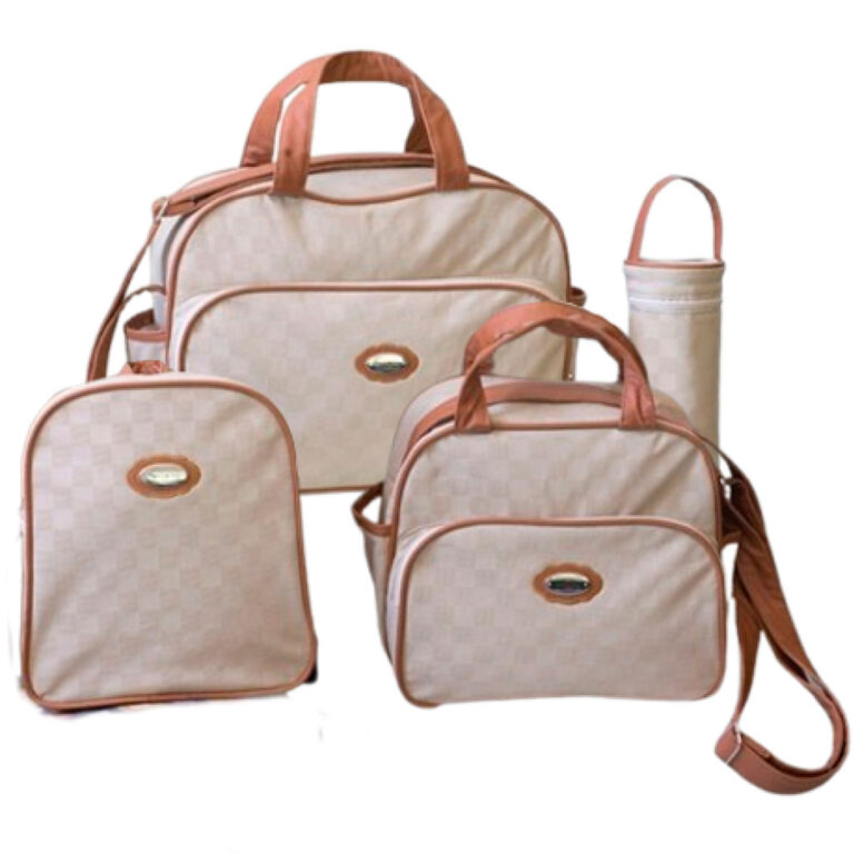 KIT BOLSAS SAIDA MATERNIDADE BEBE MALA 4 PECAS AQU