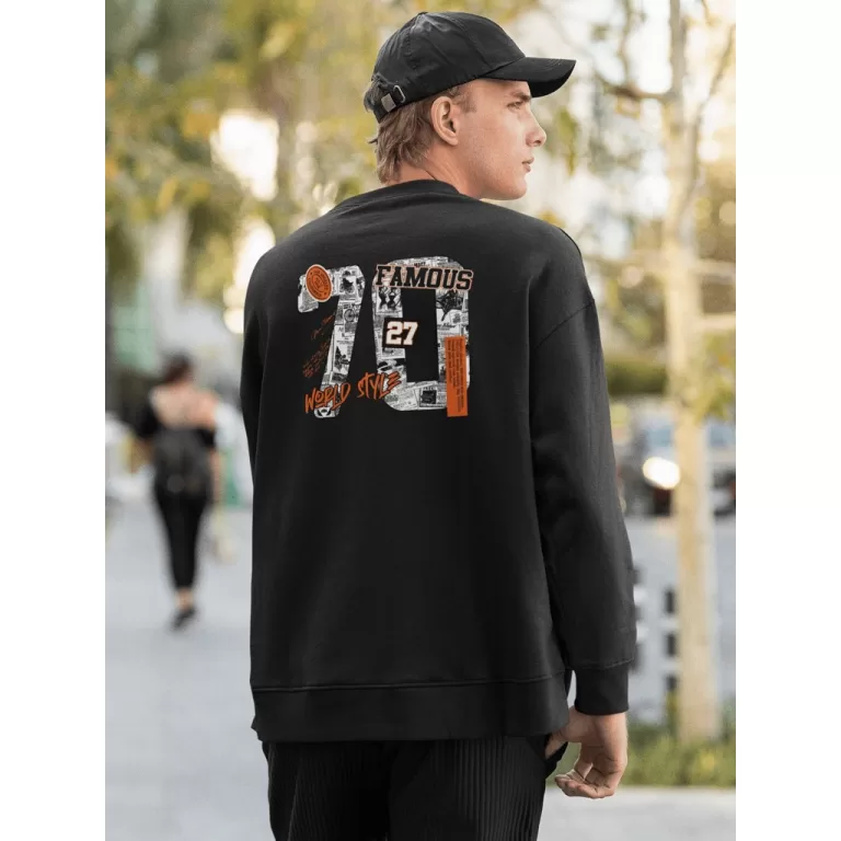 Moletom Careca Blusa de Frio Suéter Gola Redonda 