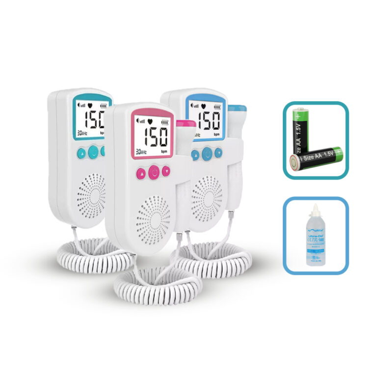 Kit Doppler Fetal Sonar Batimento Bebe Ultrassom +