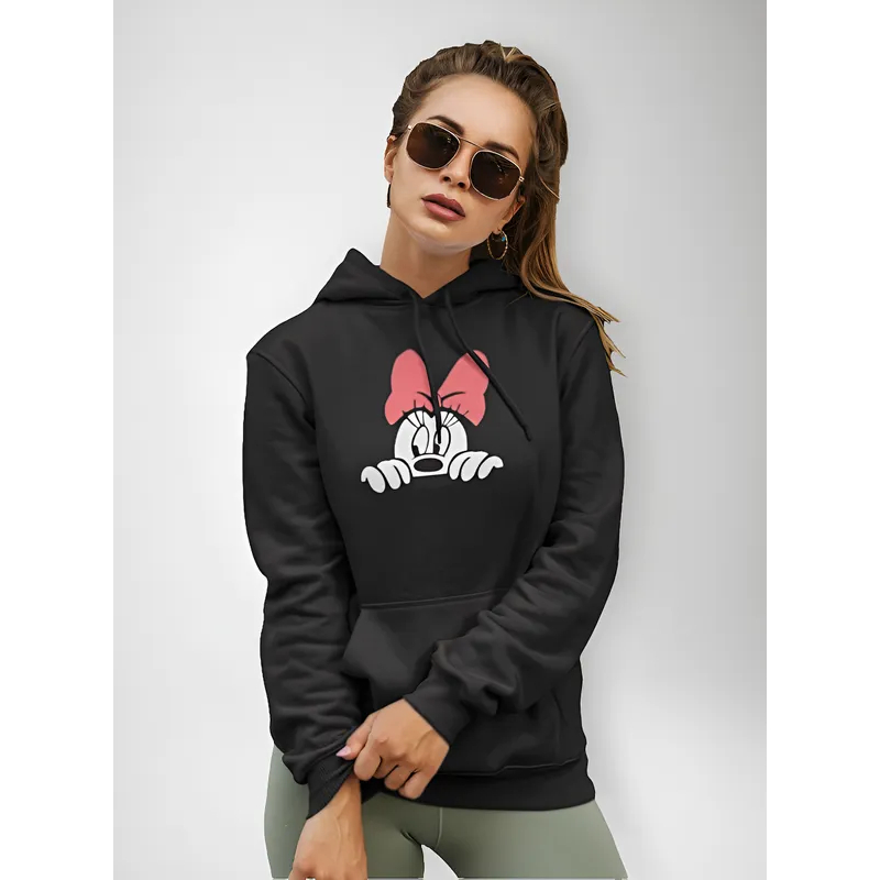Moletom Feminino Flanelado Casaco Minnie Mouse Promoção