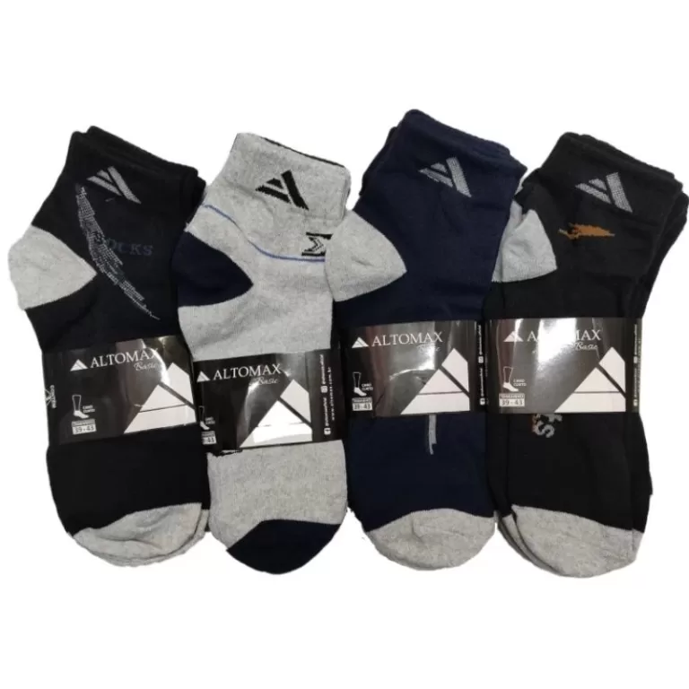 Kit Com 3, 5 ou 7 Pares De Meia Soquete Masculina 