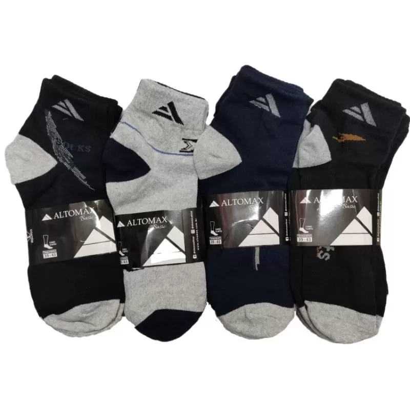 Kit Com 3, 5 ou 7 Pares De Meia Soquete Masculina Esportiva Altamax