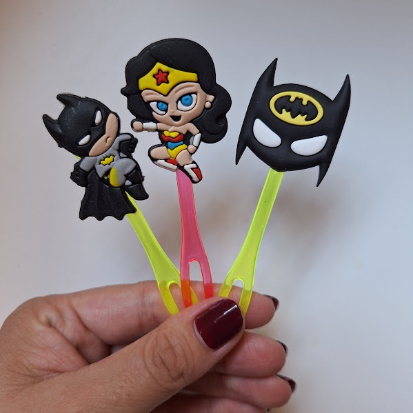 Garfinho tema herois – espeto lancheira aniv